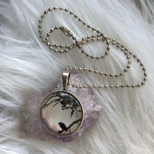 Raven Necklace AlphaVariable Goth Punk Necklace